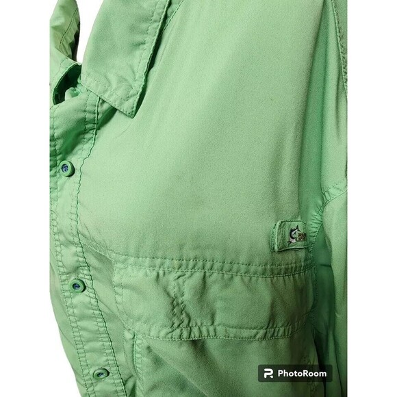 World Wide Sportsman Fishing Shirt Size 2X Green - Picture 3 of 9